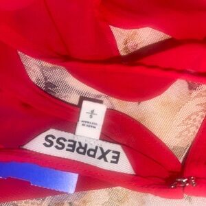 Express Vibrant Red Women's Dress